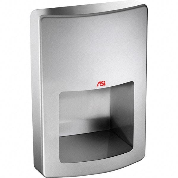 ASI-American Specialties, Inc. - 1000 Watt Satin Stainless Steel Finish Electric Hand Dryer - 120 Volts, 8.3 Amps, 11" Wide x 15-1/2" High x 5-23/32" Deep - Best Tool & Supply