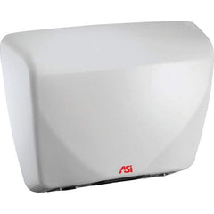 ASI-American Specialties, Inc. - 2200 Watt White Finish Electric Hand Dryer - 100-240 Volts, 18.3 Amps, 15-3/32" Wide x 11-7/32" High x 3-15/16" Deep - Best Tool & Supply