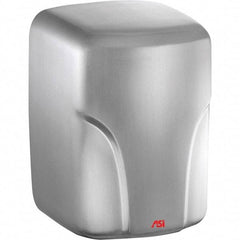 ASI-American Specialties, Inc. - 1600 Watt Satin Stainless Steel Finish Electric Hand Dryer - 220-240 Volts, 7.3 Amps, 8-1/16" Wide x 11-19/64" High x 7-5/64" Deep - Best Tool & Supply