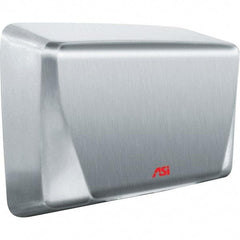 ASI-American Specialties, Inc. - 1000 Watt Satin Stainless Steel Finish Electric Hand Dryer - 115-120 Volts, 10.4 Amps, 10-5/8" Wide x 8-15/32" High x 4" Deep - Best Tool & Supply