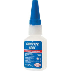 Loctite - 1 oz Bottle Clear Instant Adhesive - 498 SUPERBONDER 1OZ LOCTITE SPDBNDER ADHS - Best Tool & Supply