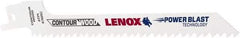 Lenox - 6" Long x 7/16" Thick, Bi-Metal Reciprocating Saw Blade - Tapered Profile, 6 TPI, Toothed Edge, Universal Shank - Best Tool & Supply