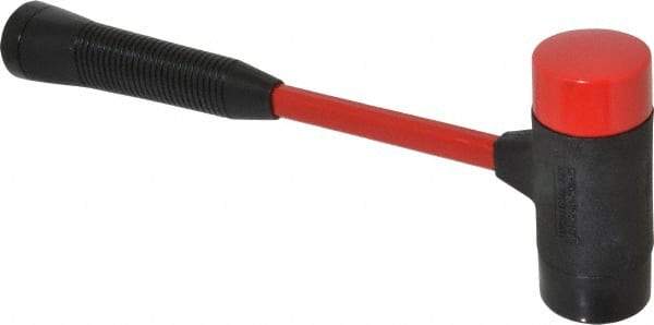 Proto - 2-1/8 Lb Head 2" Face Steel Soft Face Hammer with Tips Hammer - 14" OAL, Fiberglass Handle - Best Tool & Supply