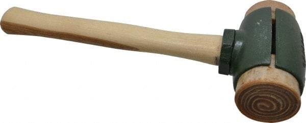 Garland - 6-1/2 Lb Head 2-3/4" Face Rawhide Split Head Hammer - Wood Handle - Best Tool & Supply