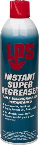 LPS - 20 oz Aerosol Cleaner/Degreaser - Aerosol, Nonchlorinated, Unscented - Best Tool & Supply