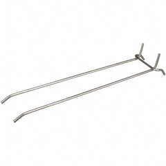 Marlin Steel Wire Products - Pegboard Hooks Type: Double Vertical End Hook Projection: 8-27/32 (Inch) - Best Tool & Supply