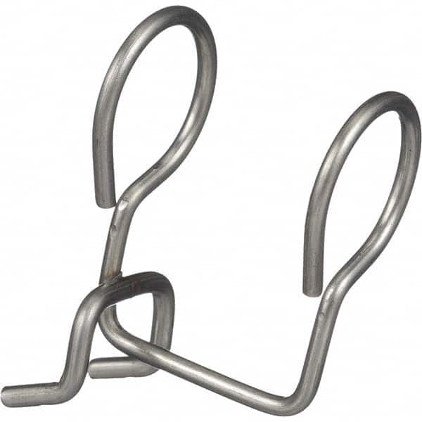 Marlin Steel Wire Products - Pegboard Hooks Type: Single Vertical End Hook Projection: 2 (Inch) - Best Tool & Supply