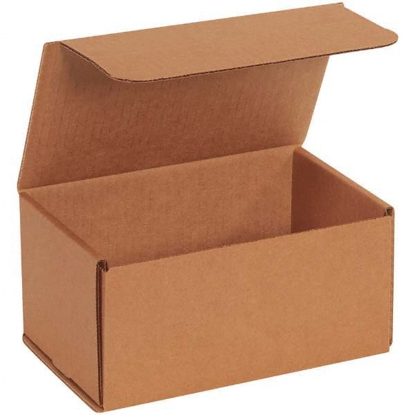 Made in USA - Pack of (50), 5" Wide x 8" Long x 4" High Corrugated Shipping Boxes - Best Tool & Supply