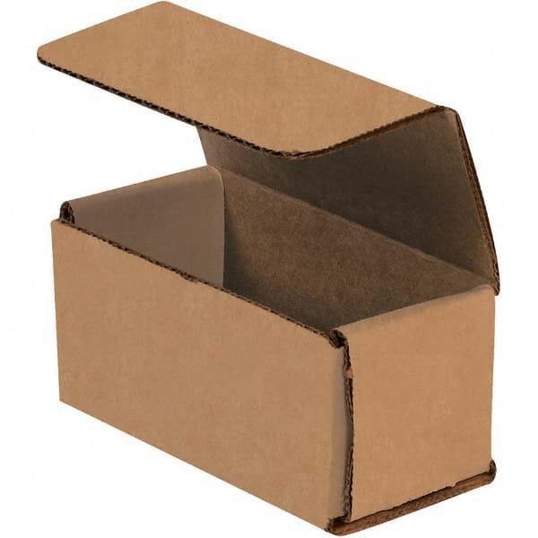 Made in USA - Pack of (50), 2" Wide x 4" Long x 2" High Corrugated Shipping Boxes - Best Tool & Supply