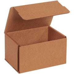 Made in USA - Pack of (50), 4-7/8" Wide x 6-1/2" Long x 3-3/4" High Corrugated Shipping Boxes - Best Tool & Supply