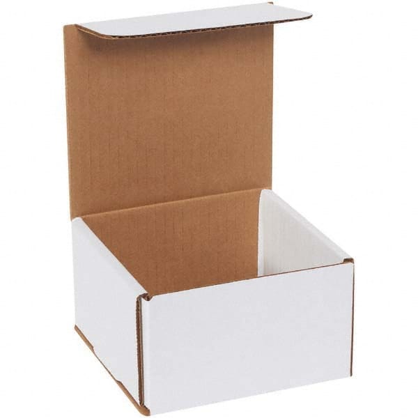 Made in USA - Pack of (50), 5" Wide x 5" Long x 3" High Corrugated Shipping Boxes - Best Tool & Supply