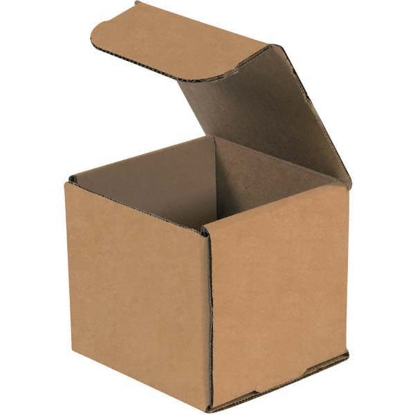 Made in USA - Pack of (50), 6" Wide x 6" Long x 6" High Corrugated Shipping Boxes - Best Tool & Supply