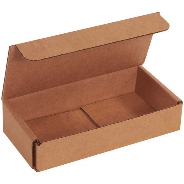 Made in USA - Pack of (50), 3-1/4" Wide x 6-1/2" Long x 1-1/4" High Corrugated Shipping Boxes - Best Tool & Supply