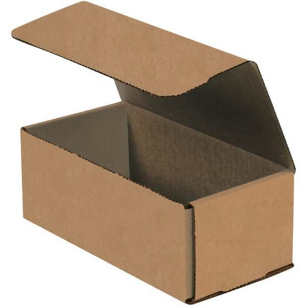 Made in USA - Pack of (50), 5" Wide x 7" Long x 3" High Corrugated Shipping Boxes - Best Tool & Supply