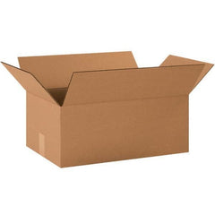 Made in USA - Pack of (25), 13" Wide x 19" Long x 10" High Corrugated Shipping Boxes - Best Tool & Supply