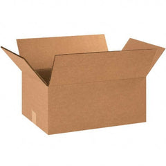 Made in USA - Pack of (15), 12" Wide x 20" Long x 6" High Corrugated Shipping Boxes - Best Tool & Supply