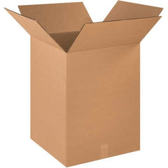 Made in USA - Pack of (15), 16" Wide x 16" Long x 18" High Heavy Duty Corrugated Boxes - Best Tool & Supply