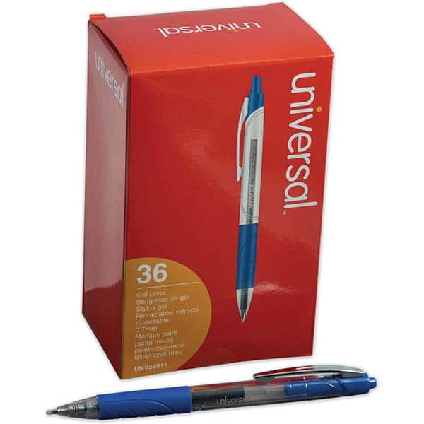 UNIVERSAL - Pens & Pencils Type: Comfort Grip Stick Pen Color: Blue - Best Tool & Supply