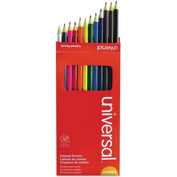 UNIVERSAL - Pens & Pencils Type: Colored Pencil Color: Assorted - Best Tool & Supply