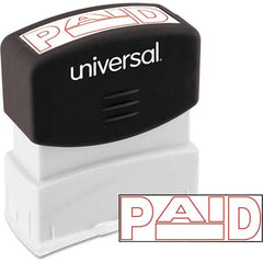 UNIVERSAL - Pre-inked Stock Stamps Type: Message Message: PAID - Best Tool & Supply