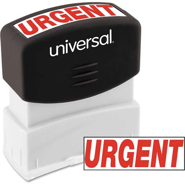 UNIVERSAL - Pre-inked Stock Stamps Type: Message Message: URGENT - Best Tool & Supply