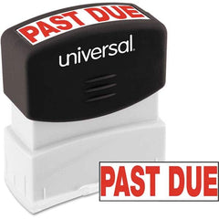 UNIVERSAL - Pre-inked Stock Stamps Type: Message Message: PAST DUE - Best Tool & Supply