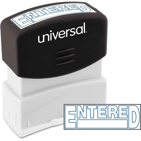 UNIVERSAL - Pre-inked Stock Stamps Type: Message Message: ENTERED - Best Tool & Supply