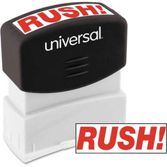 UNIVERSAL - Pre-inked Stock Stamps Type: Message Message: RUSH - Best Tool & Supply