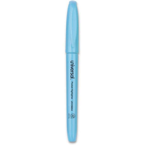 UNIVERSAL - Markers & Paintsticks Type: Highlighters Color: Fluorescent Blue - Best Tool & Supply