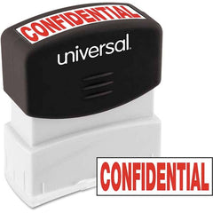 UNIVERSAL - Pre-inked Stock Stamps Type: Message Message: CONFIDENTIAL - Best Tool & Supply