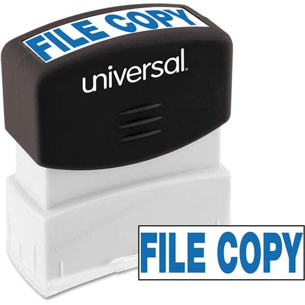 UNIVERSAL - Pre-inked Stock Stamps Type: Message Message: FILE COPY - Best Tool & Supply