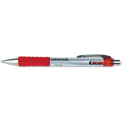 UNIVERSAL - Pens & Pencils Type: Comfort Grip Retractable Pen Color: Red - Best Tool & Supply