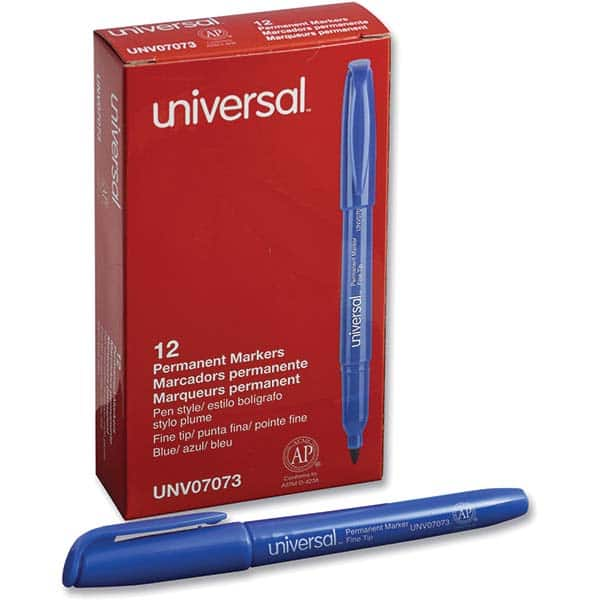 UNIVERSAL - Markers & Paintsticks Type: Permanent Color: Blue - Best Tool & Supply