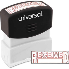 UNIVERSAL - Pre-inked Stock Stamps Type: Message Message: RECEIVED - Best Tool & Supply