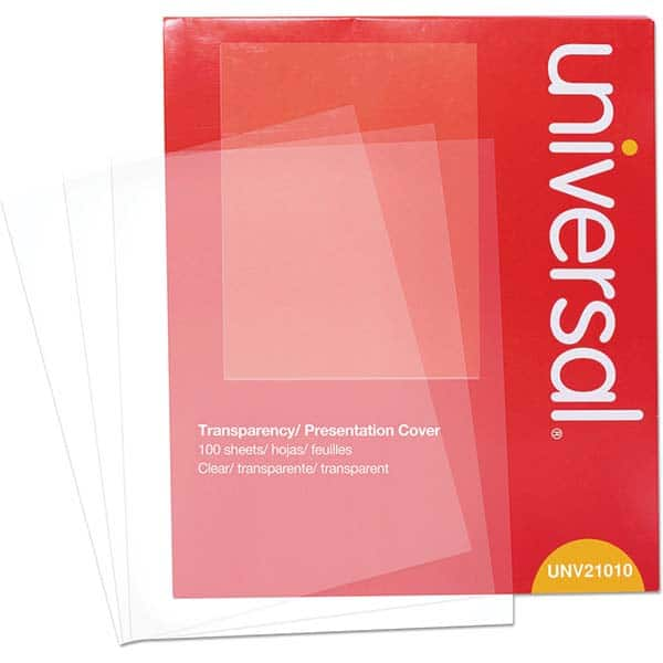 UNIVERSAL - Transparency Films & Sleeves Audio Visual Conference Accessory Type: Transparency Sleeves For Use With: Laser Copiers & Printers - Best Tool & Supply