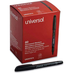 UNIVERSAL - Markers & Paintsticks Type: Permanent Color: Black - Best Tool & Supply