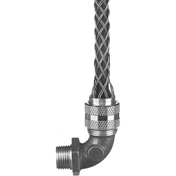 Hubbell Wiring Device-Kellems - 0.37 to 0.5" Liquidtight Elbow Strain Relief Cord Grip - Best Tool & Supply