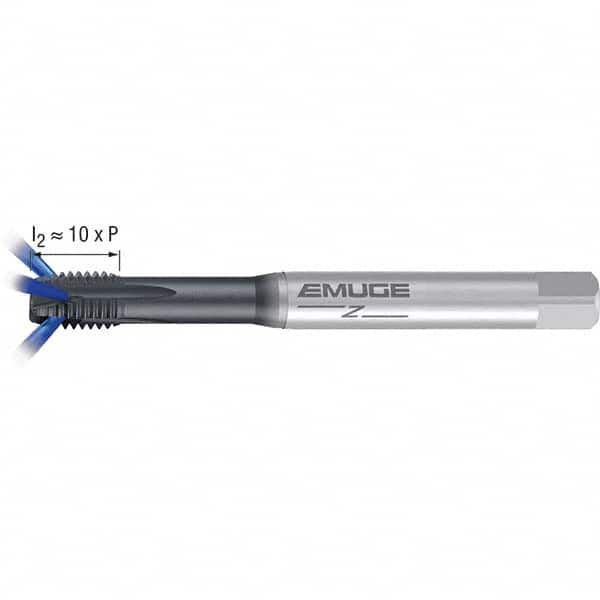 Emuge - M8x1.25 Metric 6H 0 Flute GLT-1 Finish Powdered Metal Spiral Point Tap - Best Tool & Supply