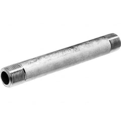 Stainless Steel Pipe Nipple: 1/8″ Pipe, Grade 316 Schedule 80