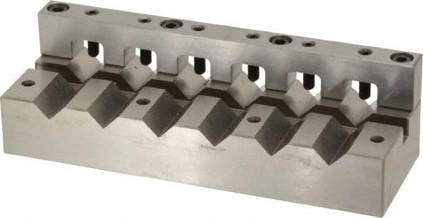 Harig - 1/2" Max Capacity, 90° Angle, V-Block - 6" Long x 2" Wide x 1-3/4" High, Sold as Individual - Best Tool & Supply