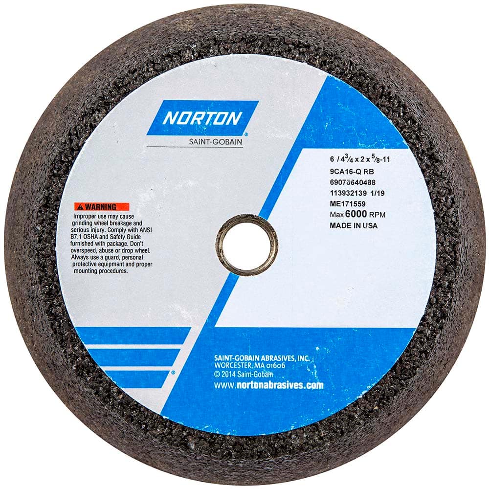 Norton - Tool & Cutter Grinding Wheels Wheel Type: Type 11 Superabrasive Wheel Type Number: B42 - Best Tool & Supply