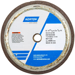 Norton - Tool & Cutter Grinding Wheels Wheel Type: Type 11 Superabrasive Wheel Type Number: B42 - Best Tool & Supply