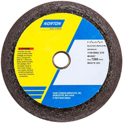 Norton - Tool & Cutter Grinding Wheels Wheel Type: Type 11 Superabrasive Wheel Type Number: B42 - Best Tool & Supply