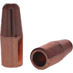 Spot Welder Tips; Tip Type: Straight Tip A Nose (Pointed); Material: RWMA Class 2 - C18200; Type: Straight Tip A Nose (Pointed)