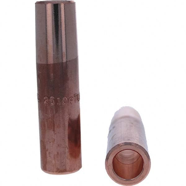 Spot Welder Tips; Tip Type: Straight Shank for 6RW Male Cap; Material: RWMA Class 2 - C18200; Type: Straight Shank for 6RW Male Cap