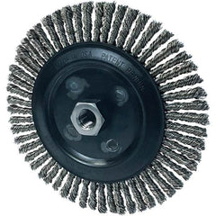 Osborn - 7" OD, 5/8-11 Arbor Hole, Stringer Bead Stainless Steel Wheel Brush - Best Tool & Supply