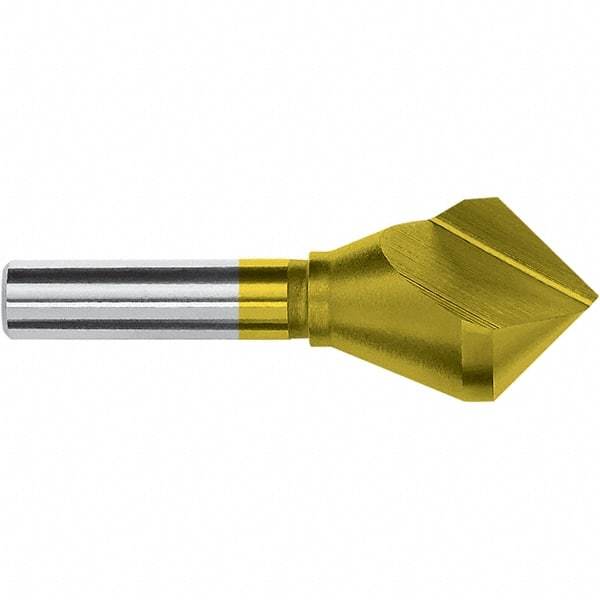 Magafor - 30mm Head Diam, 15/32" Shank Diam, 82° Cobalt Countersink - 3-5/8" OAL, Single End, Straight Shank, Right Hand Cut - Best Tool & Supply