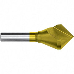 Magafor - 1/4" Head Diam, 1/4" Shank Diam, 82° Cobalt Countersink - 1-1/2" OAL, Single End, Straight Shank, Right Hand Cut - Best Tool & Supply