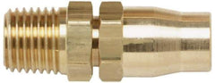 Coilhose Pneumatics - 3/8 NPT, Brass Reusable Hose Male Rigid - 3/8" Hose ID x 9/16" Hose OD - Best Tool & Supply