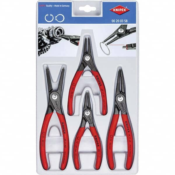 Knipex - Plier Sets Set Type: Retaining Ring Pliers Number of Pieces: 4 - Best Tool & Supply